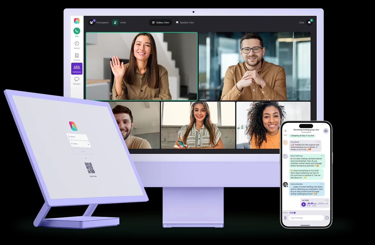 Acrobits communication tools across devices