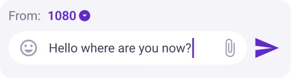 Message interface