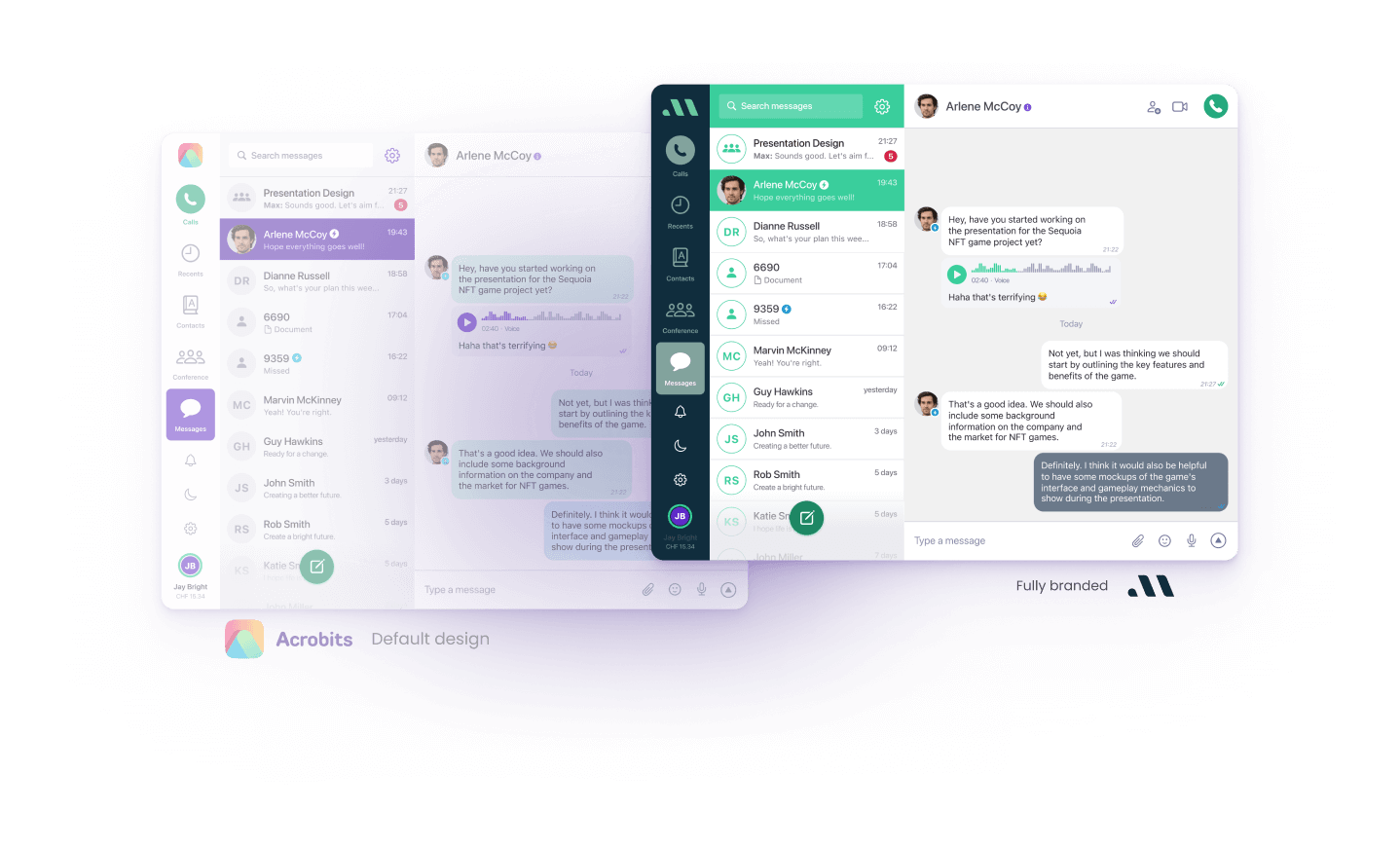 Cloud Softphone VoIP App design tool