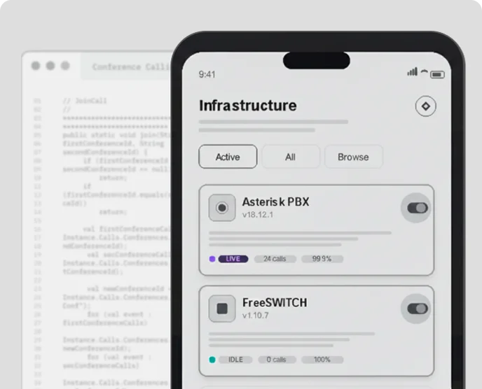 Connect to us and build your white-label app