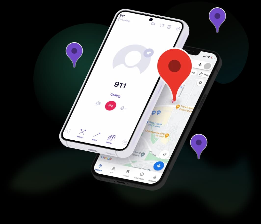 Location reporting for 911 emergency services