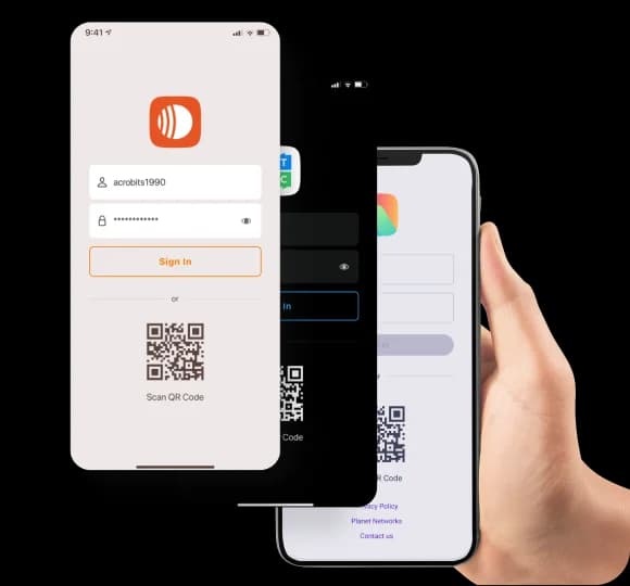 Cloud Softphone app mockups