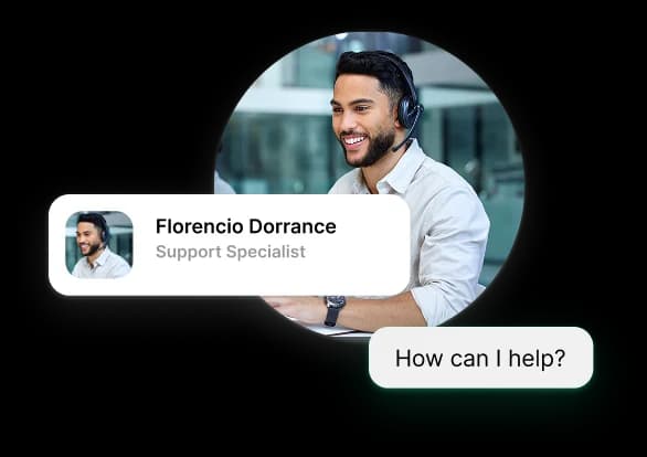 Customer support site