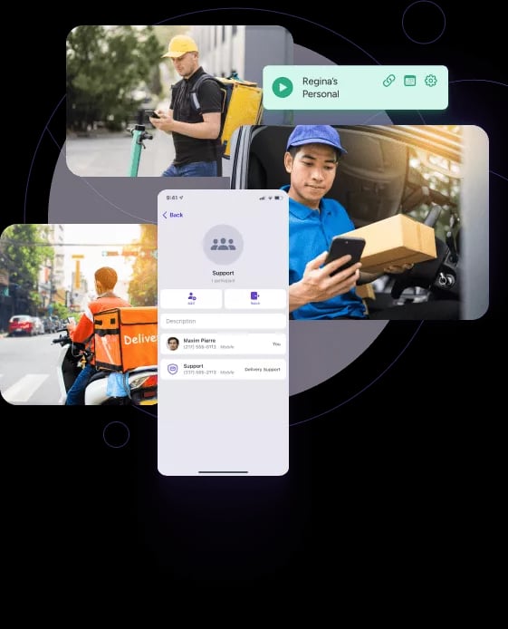 Add feature-rich communications to your delivery app