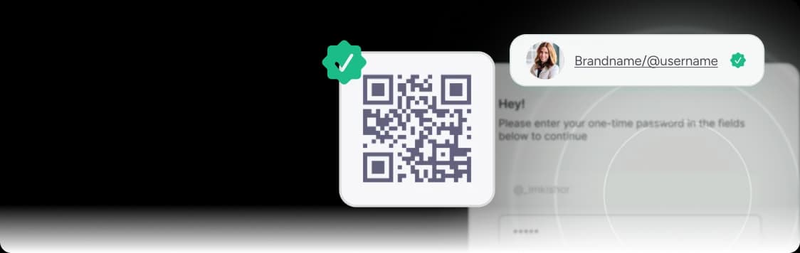 QR provisioning