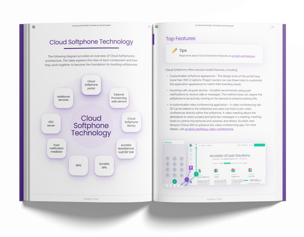 Cloud Softphone Technical Buyers Ebook Open Book