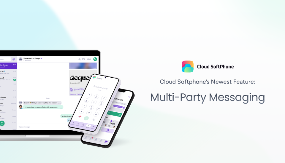 Meet Cloud Softphone’s Newest Feature: Multi-Party Messaging