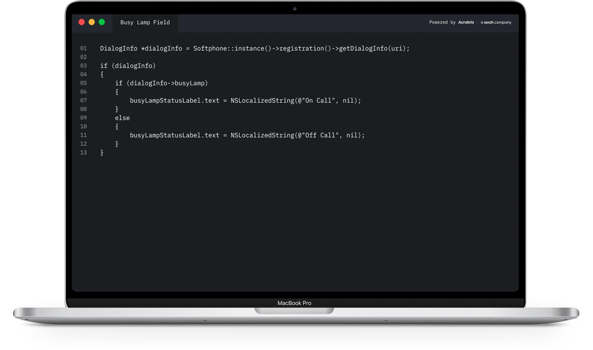 Computer With Softphone Sdk Code Screen (1)