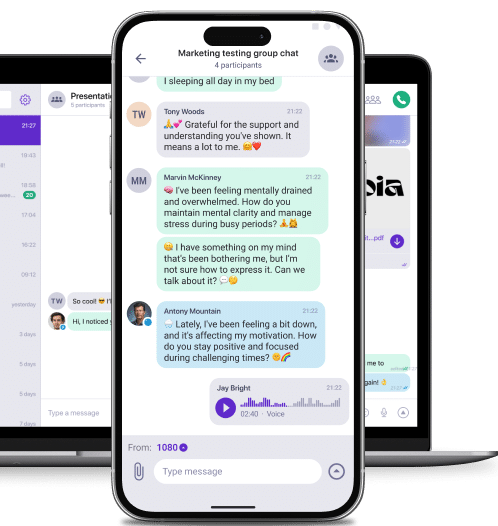 Ipad Messaging Image