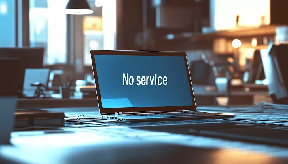 Laptop Shows No More Service For Max Ux Eol