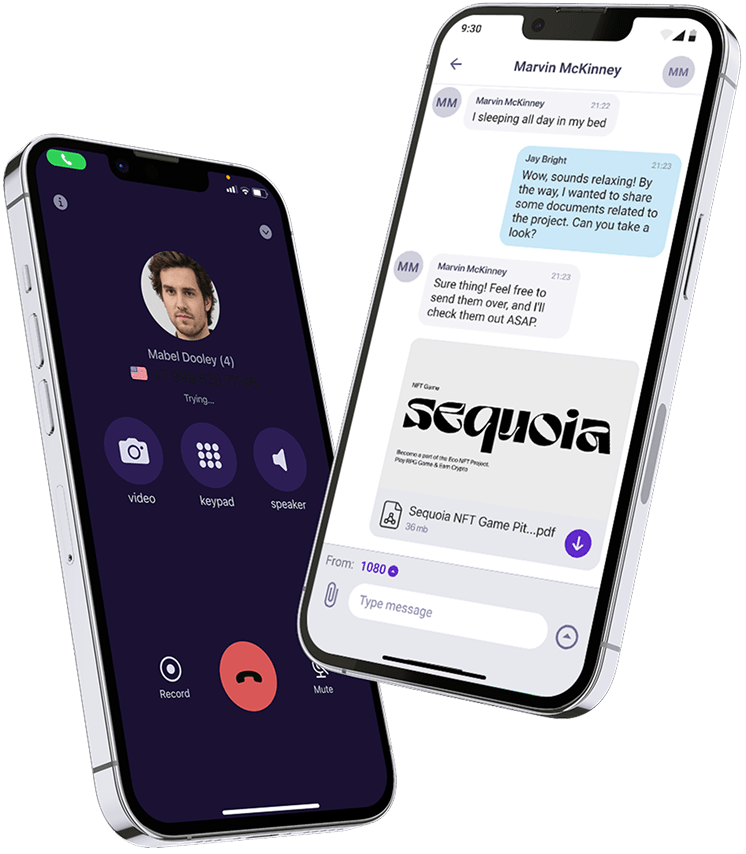 Two Sip Client Dialers Floating Mid Air Min